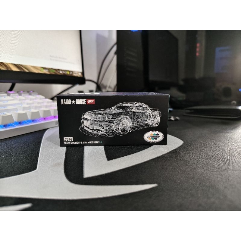 MINIGT KAIDO WORKS NISSAN R34 GREDDY