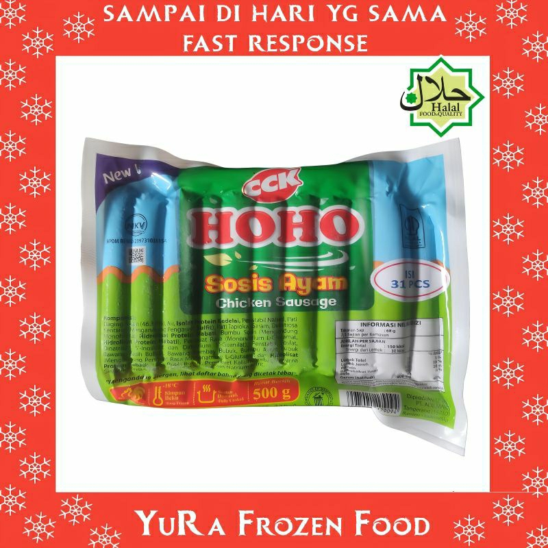 

HOHO Sosis Ayam 500gr Isi 31