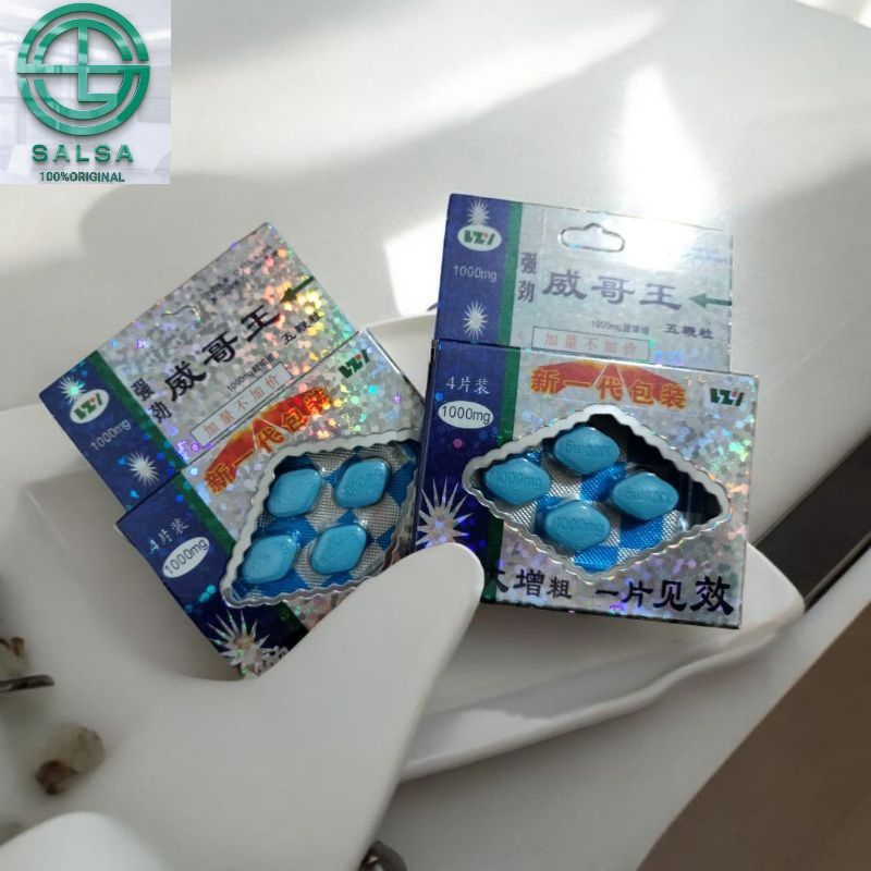 ✓ pil biru China asli original