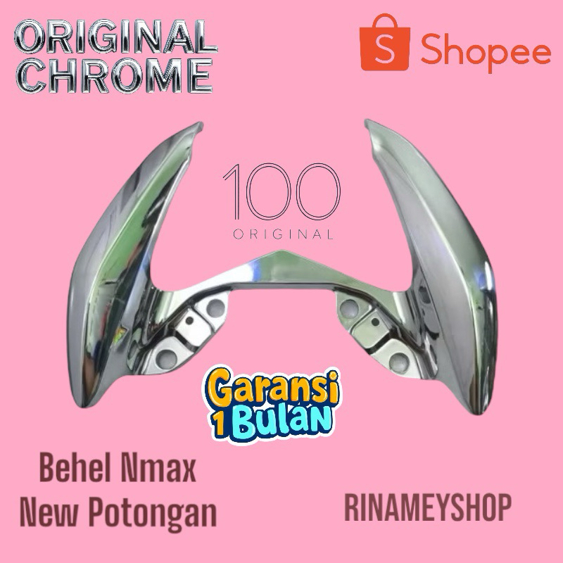 behel nmax new chrome original potongan asli yamaha