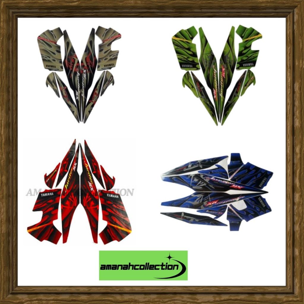 Stiker Striping Motor Yamaha Jupiter MX 135 2008 Stiker Bodi JUPITER MX 2008 MURAH BISA COD