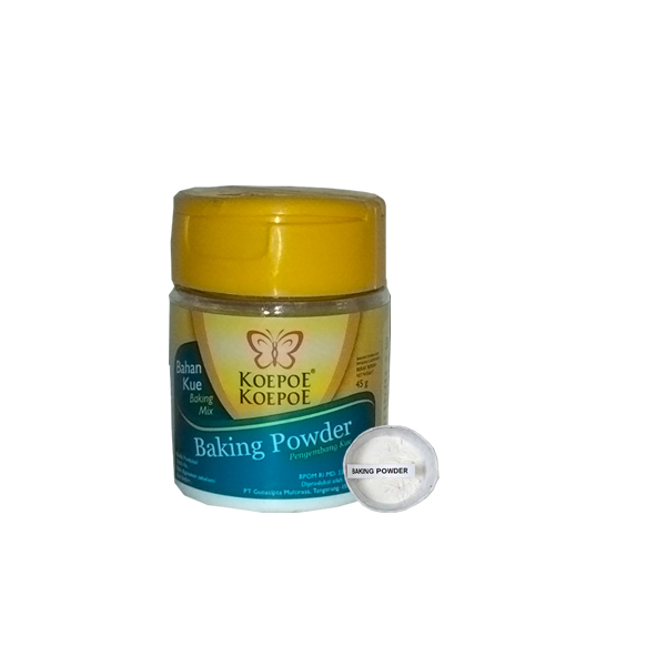 

Koepoe Koepoe Baking Powder 45 gr pengembang kue
