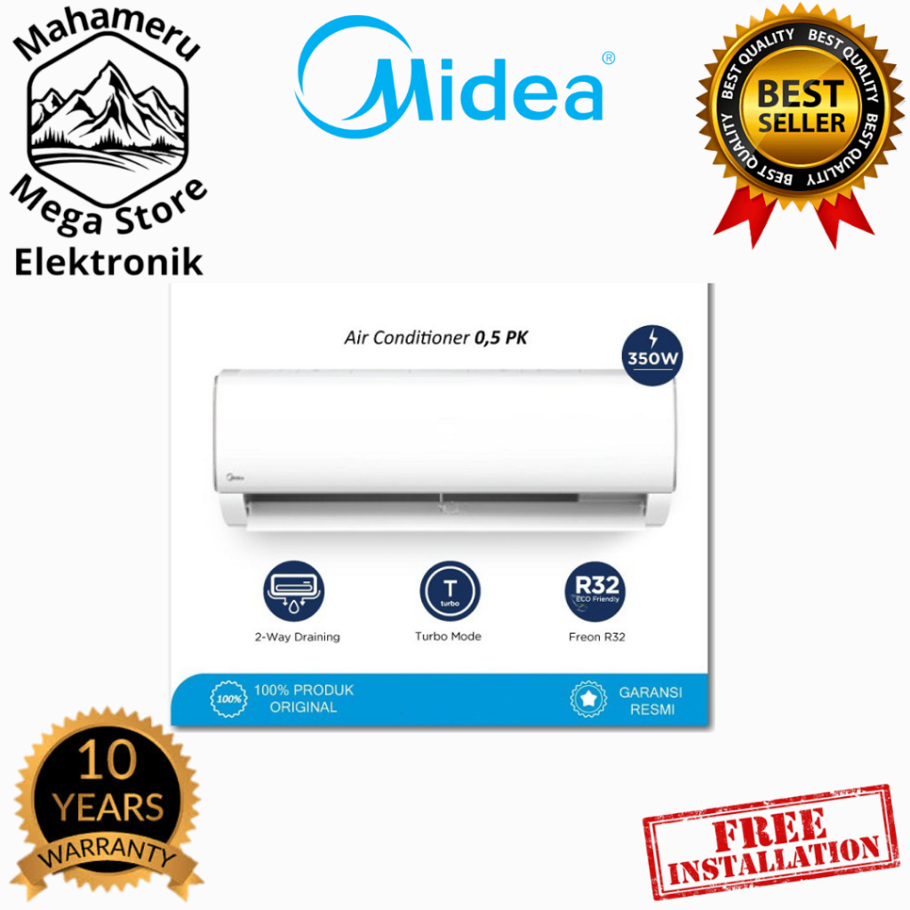 AC MIDEA 0,5 PK
