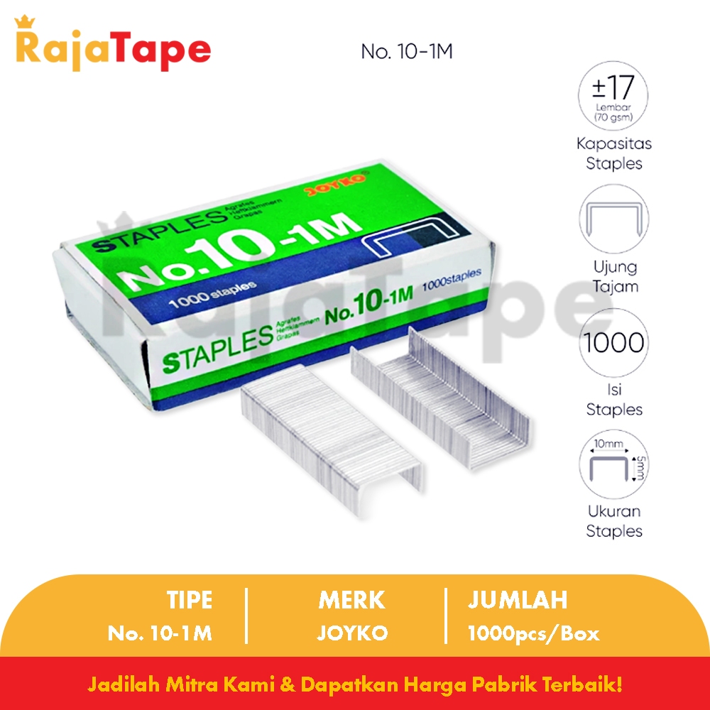 

Isi Staples / Refill Stapels JOYKO RAJA TAPE