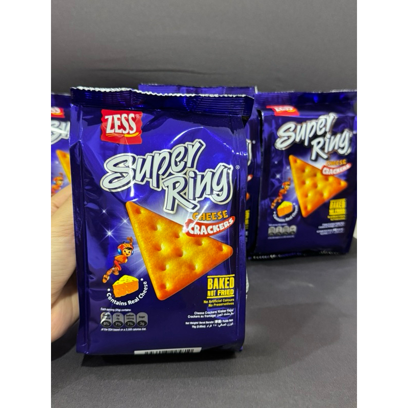 

CemilanBintan ( Zess Super Ring cheese Crackers 75gr) Biskuit