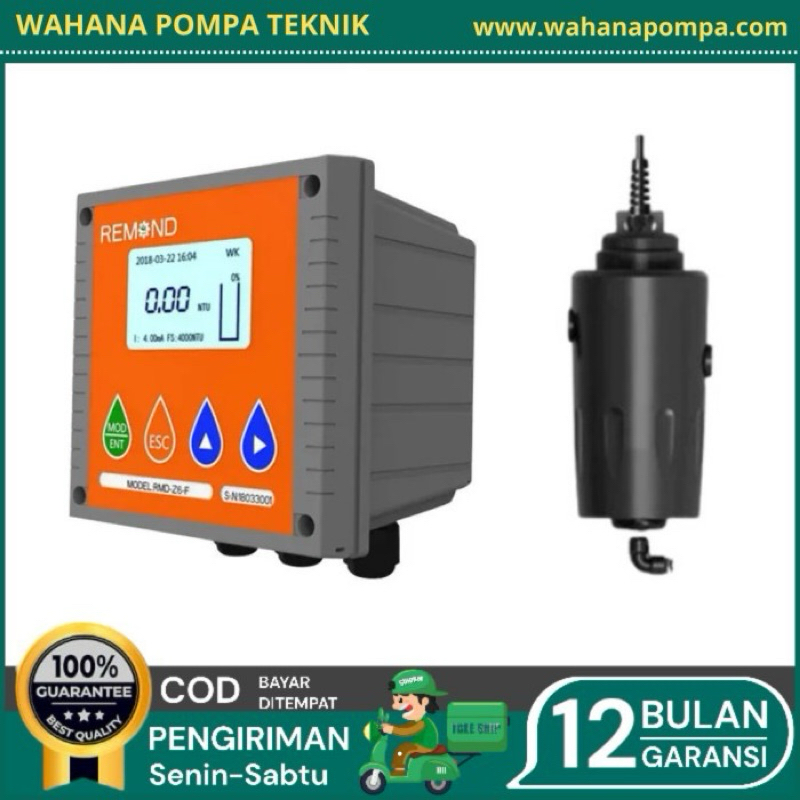 Online turbidity controller turbidity meter with sensor 400 NTU