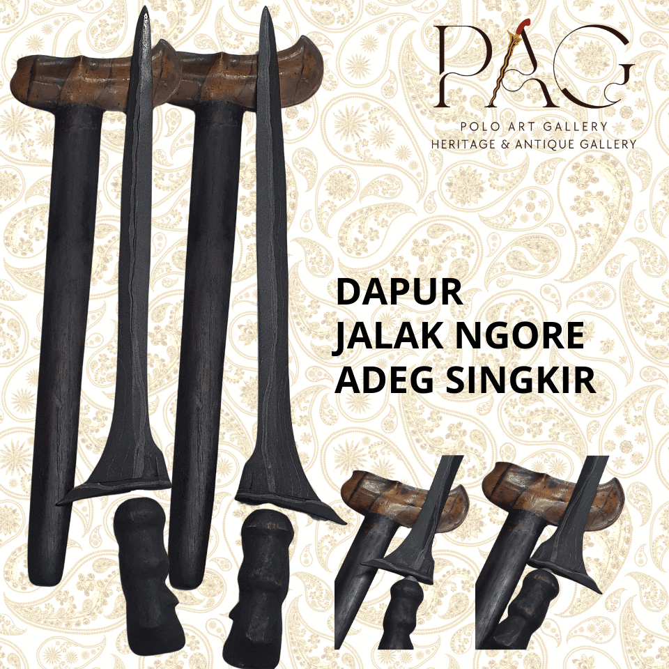 Keris Jalak Ngoreh Pamor Adeg Singkir