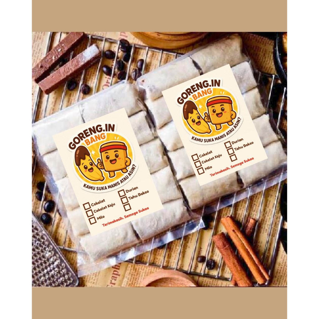 

TERMURAH! Pisang Cokelat Lumer Renyah isi 10 pcs