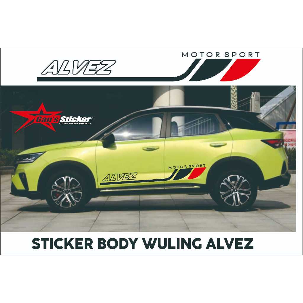 STICKER BODY WULING ALVEZ AKSESORIS WULING ALVEZ