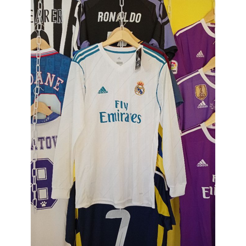 JERSEY BOLA LS RETRO GO MADRID 2017 2018 HOME