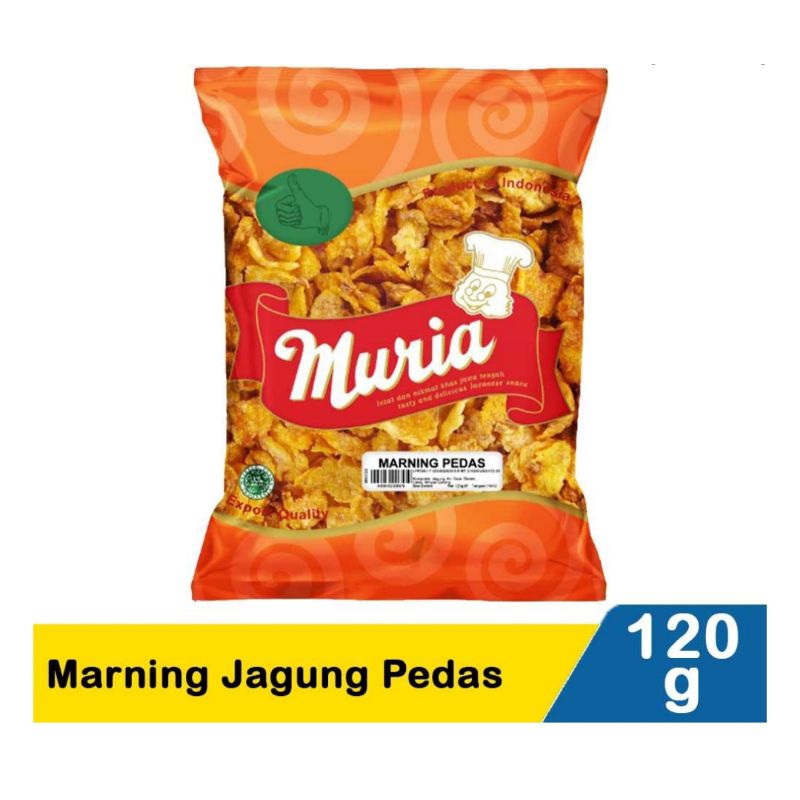

Muria Marning Jagung pedas 120G