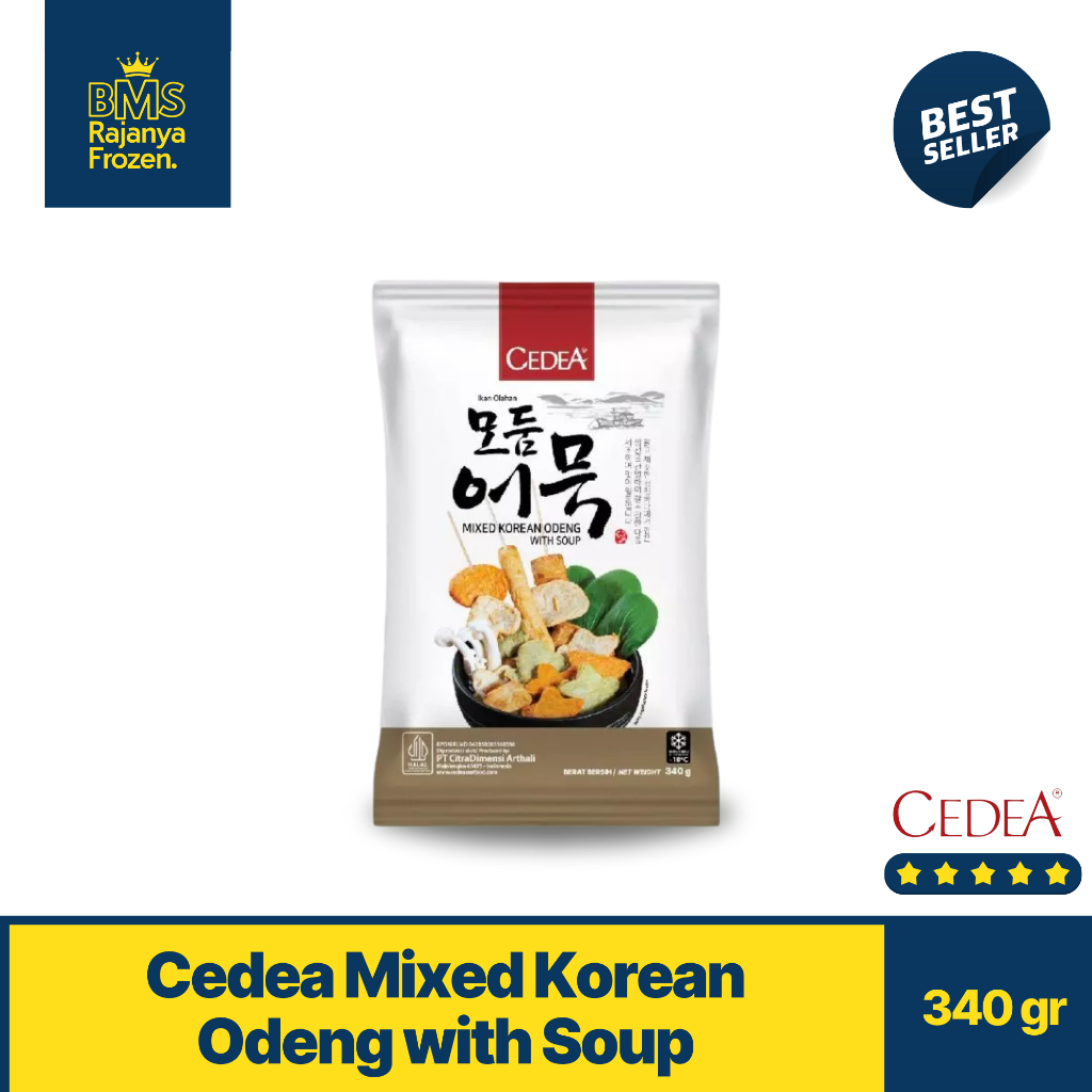 

Cedea Mixed Korean Odeng With Soup 340gr