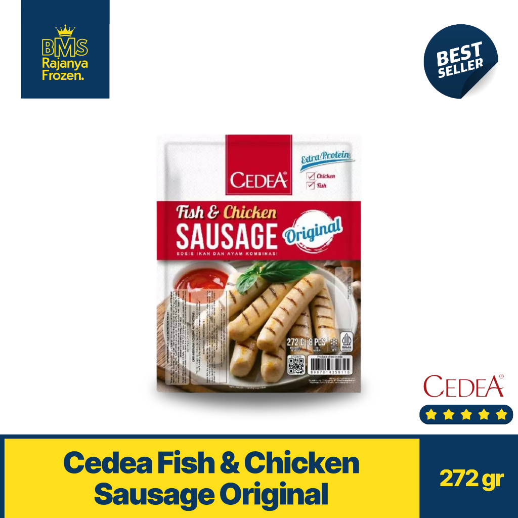 

Cedea Fish & Chicken Sausage Original 272gr