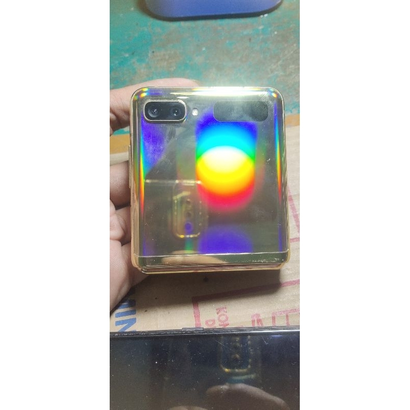 SAMSUNG Z FLIP 1,SM-F700F/DS  MINUS LCD MESIN NORMAL