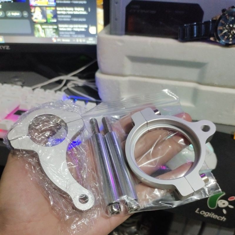 BRAKET STABILIZER STANG NINJA R SS RR CNC