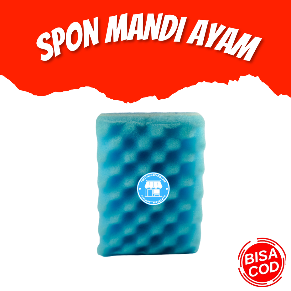 SPON MANDI AYAM Busa Mandi Ayam Alat Mandi Ayam Spon Mandi Ayam Berkualitas