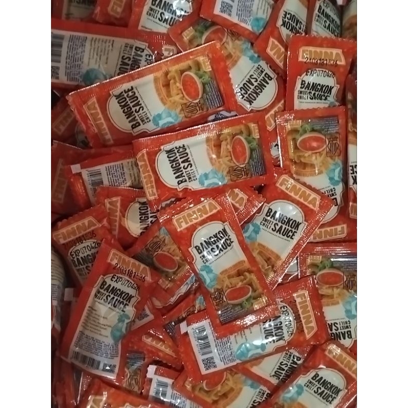 

Dipping saus finna/sambal bangkok saset 9gr/20pcs