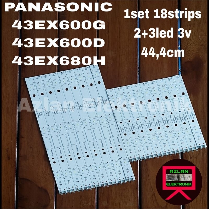 BACKLIGHT LED TV PANASONIC TH-43EX600G LAMPU BL 43EX600 3volt
