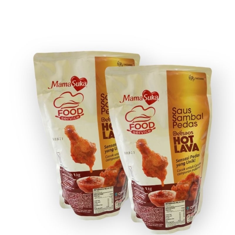 

Saos Pedas Manis Legit Hot Lava 1 Kg - Cocok Untuk Makanan Pedas Manis - Mie, Nasi, Keju, Saus, Bahan, Kentang, Selai