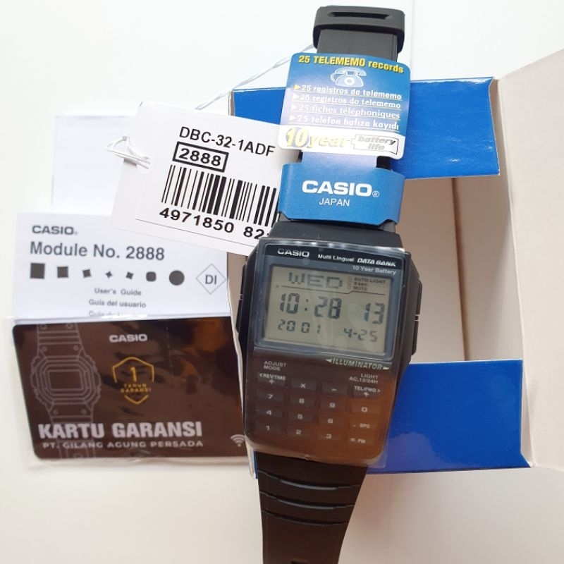 JAM TANGAN CASIO DBC-32-1ADF DBC 32 CASIO ORIGINAL