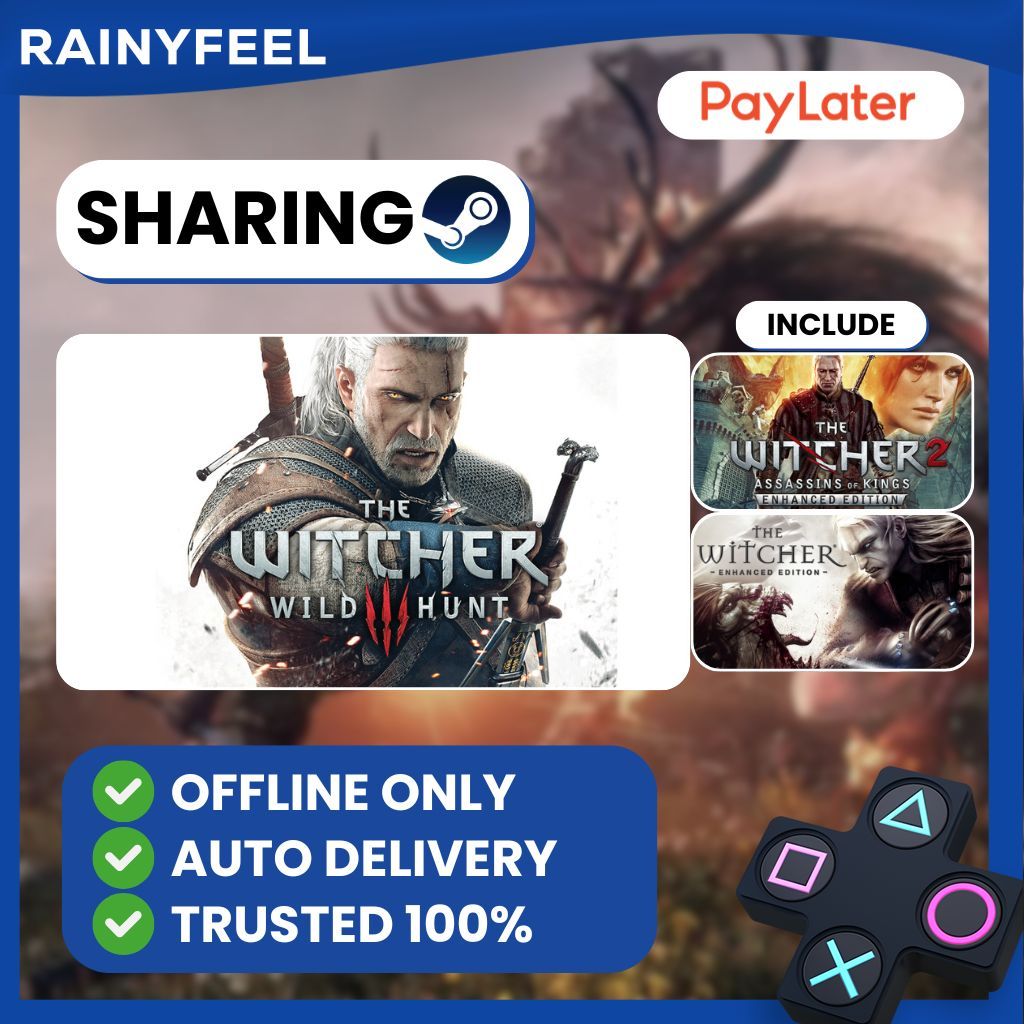 [BONUS STEAM KEY] The Witcher 3: Wild Hunt, The Witcher 2: Assassins of Kings Enhanced Edition & The