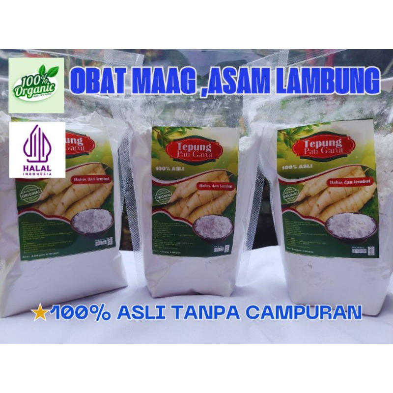 

Tepung Pati Garut Asli 1kg Obat Maag Asam Lambung alami