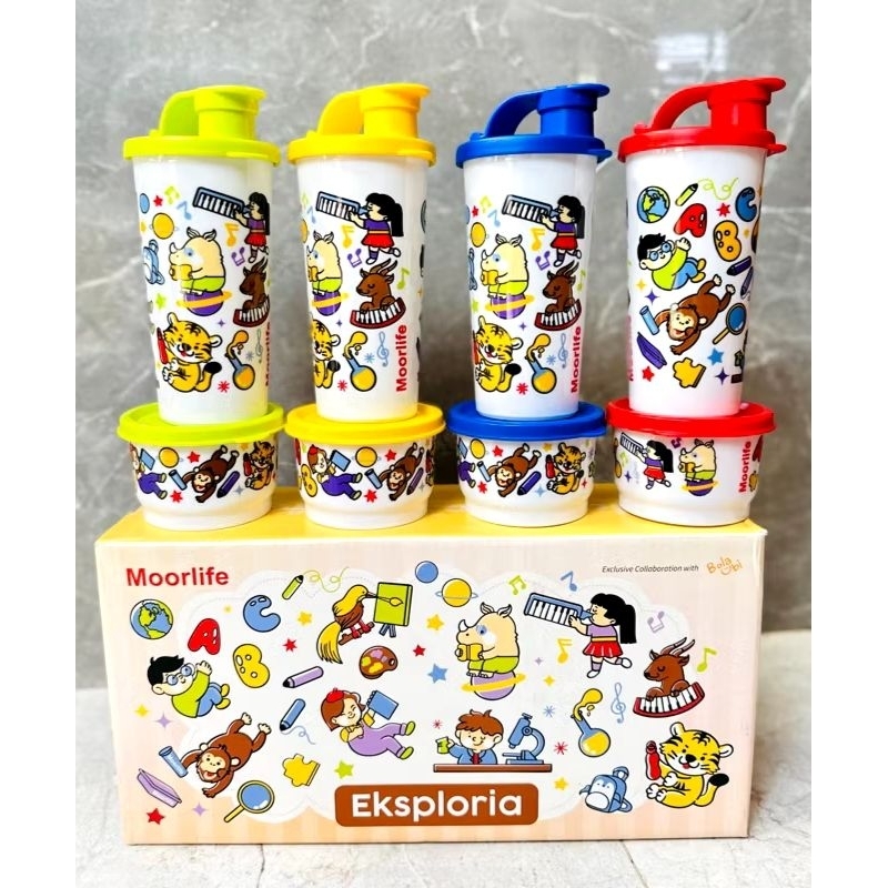 EKSPLORIA Tumbler anak, bowl snack cup Moorlife