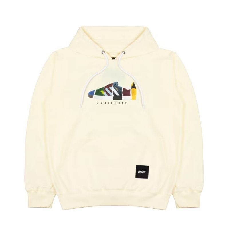 Hooligans Sweater Hoodie Matchdays Cream M-XXL