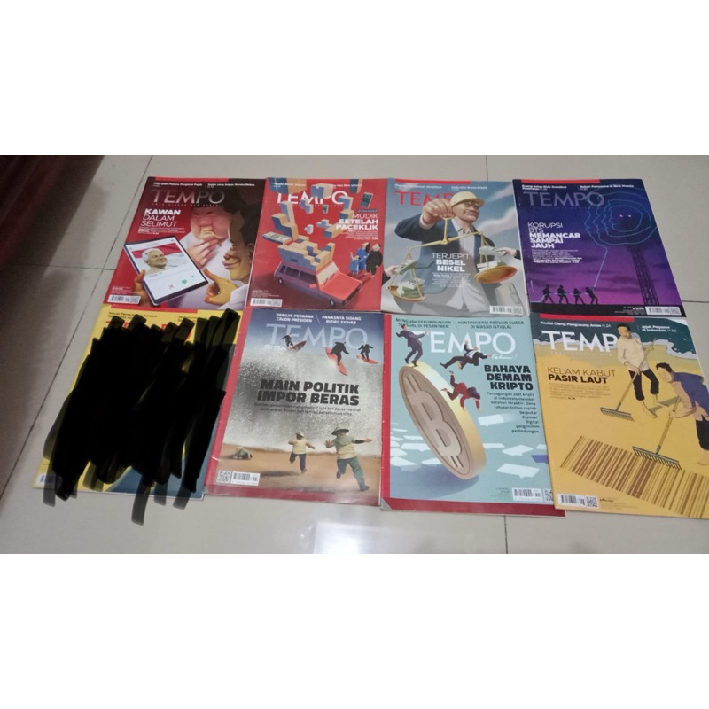 Majalah Tempo Edisi 2021-2024 (cek foto)