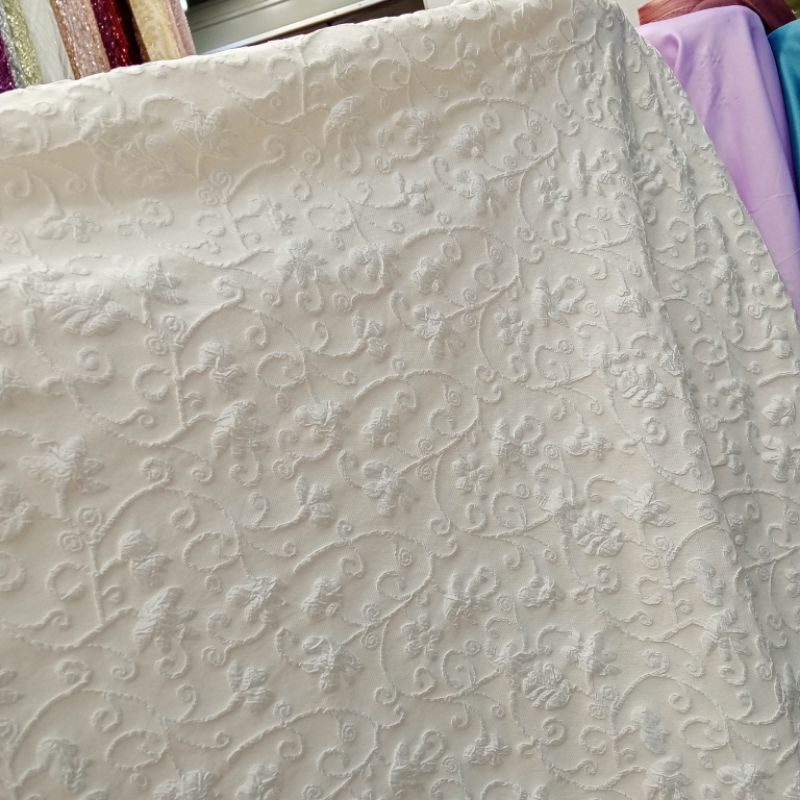 jaguar embos motif bunga-bunga terbaru/jaguar embos motif timbul terbaru (COD)