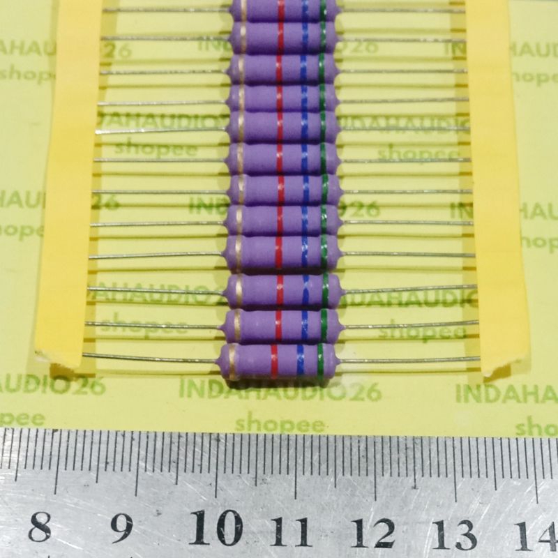 UNGU 5K6  2W 5% kaki tembaga resistor 5,6  k 2 watt  5.6 kilo ohm 2 w 2watt 5 persen 5k6 2w