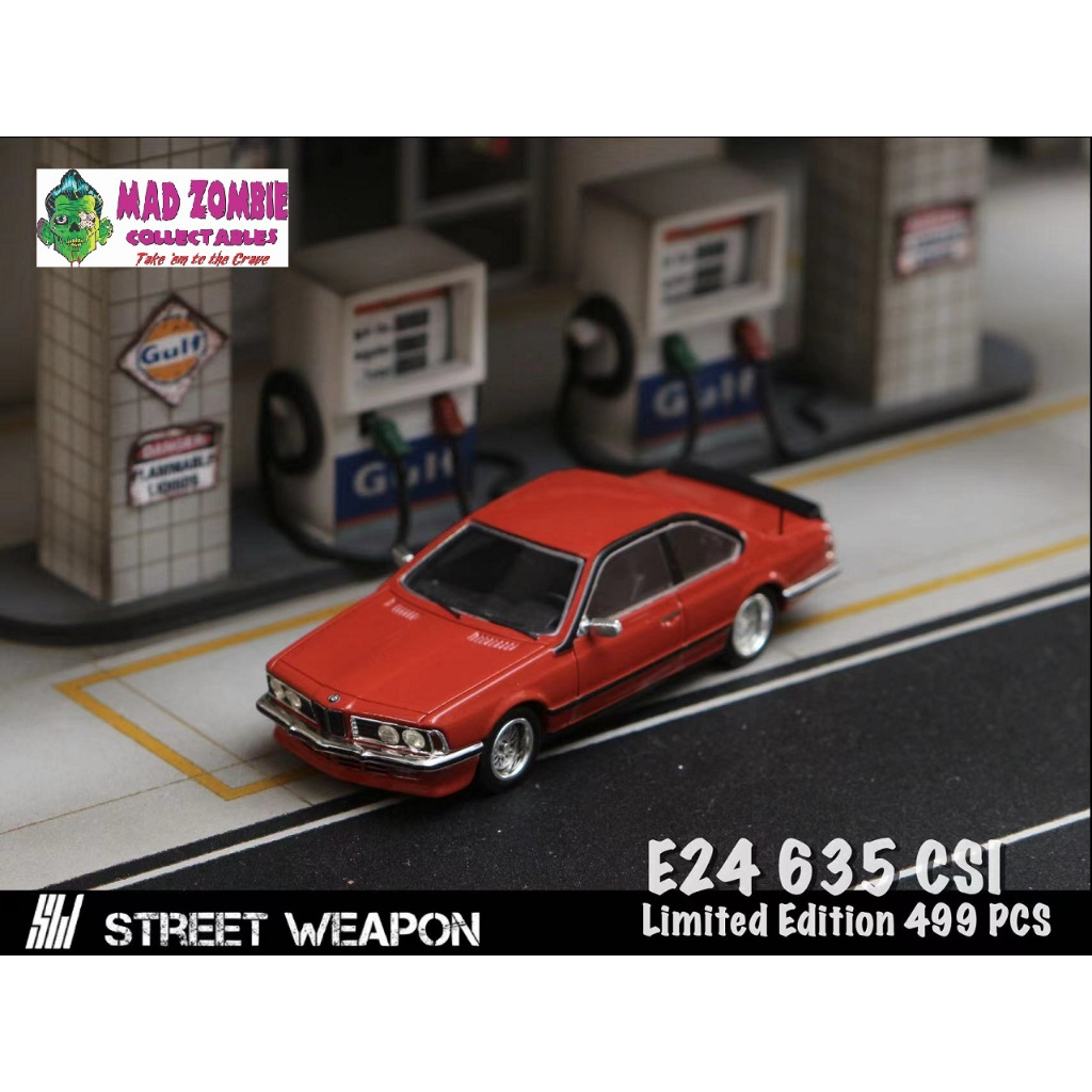 Street Weapon 1:64 BMW E24 635 CSI Red