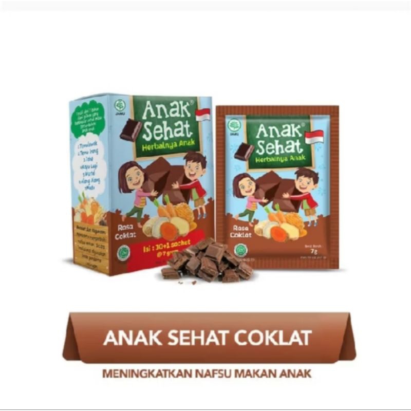 

Jamu Anak Sehat Rasa Cokelat Isi 10 Sachet - Meningkatkan Nafsu Makan Anak