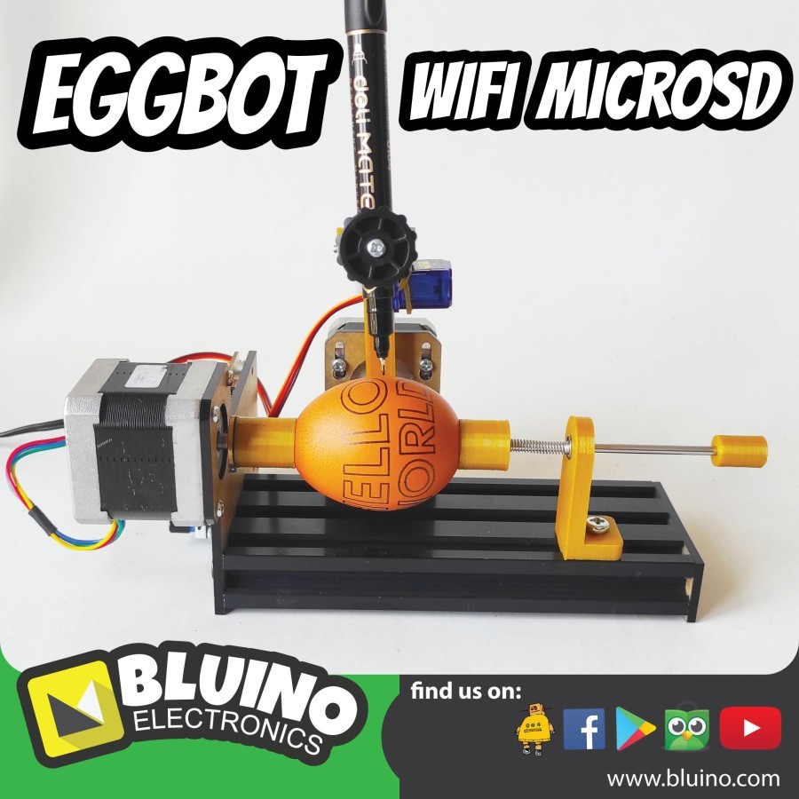 Eggbot Drawing Robot Wifi ESP32 Plotter Pen Egg Robot DIY CNC Arduino