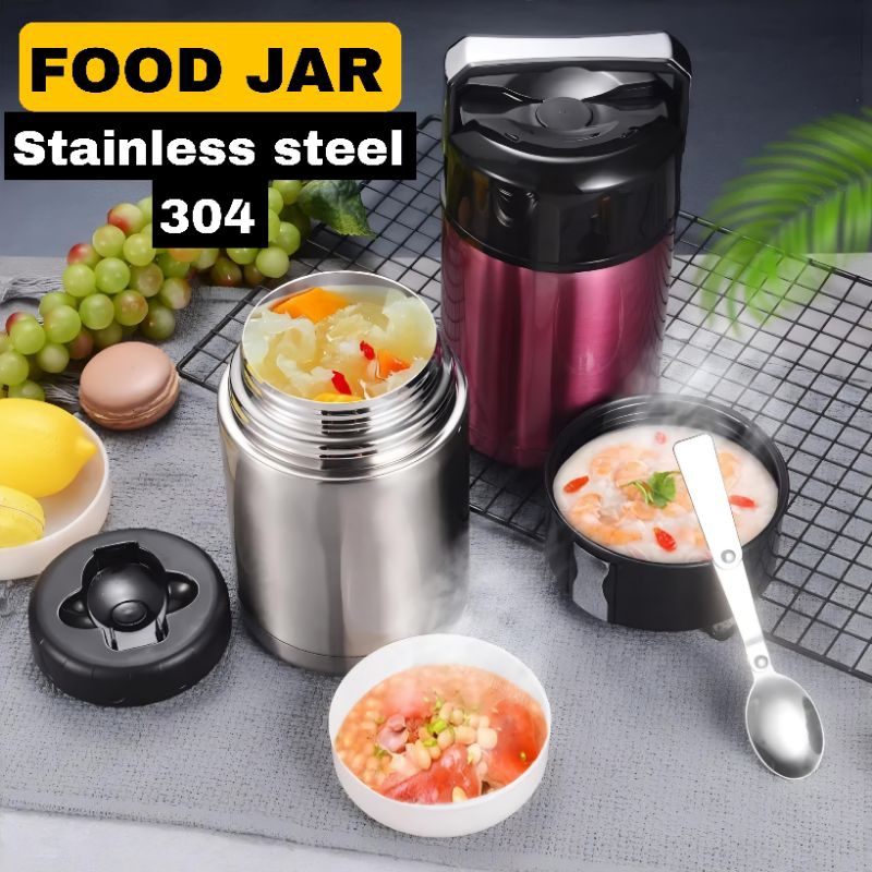 RANTANG SAYUR FOOD JAR Tumblr Makanan Vacum Food Kontainer Kotak Bekal Makanan / Termos Soup /