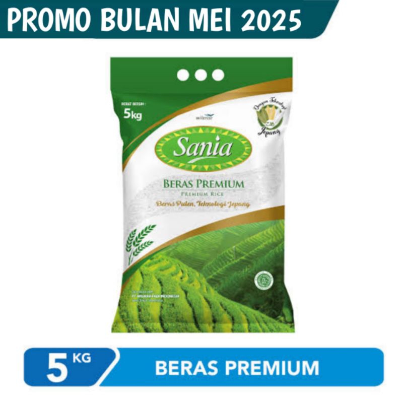 

BERAS SANIA WILLMAR NASI PULEN JEPANG SUSHI HOKBEN 5KG