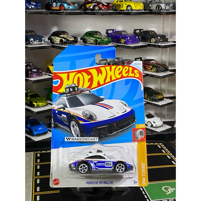 Hot Wheels Porsche 911 Rallye White Putih