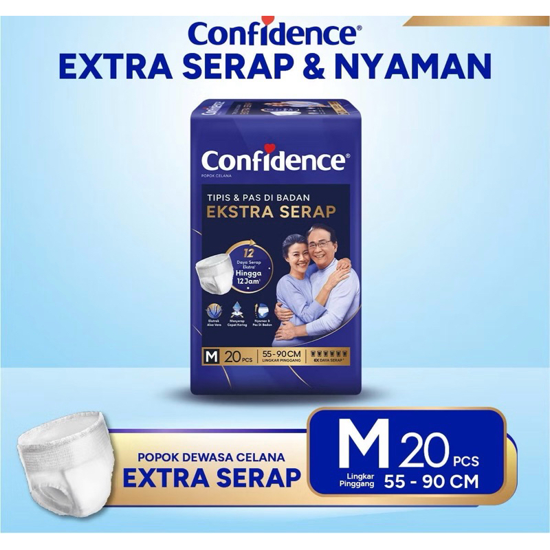 CONFIDENCE POKOK CELANA LANSIA PAMPERS