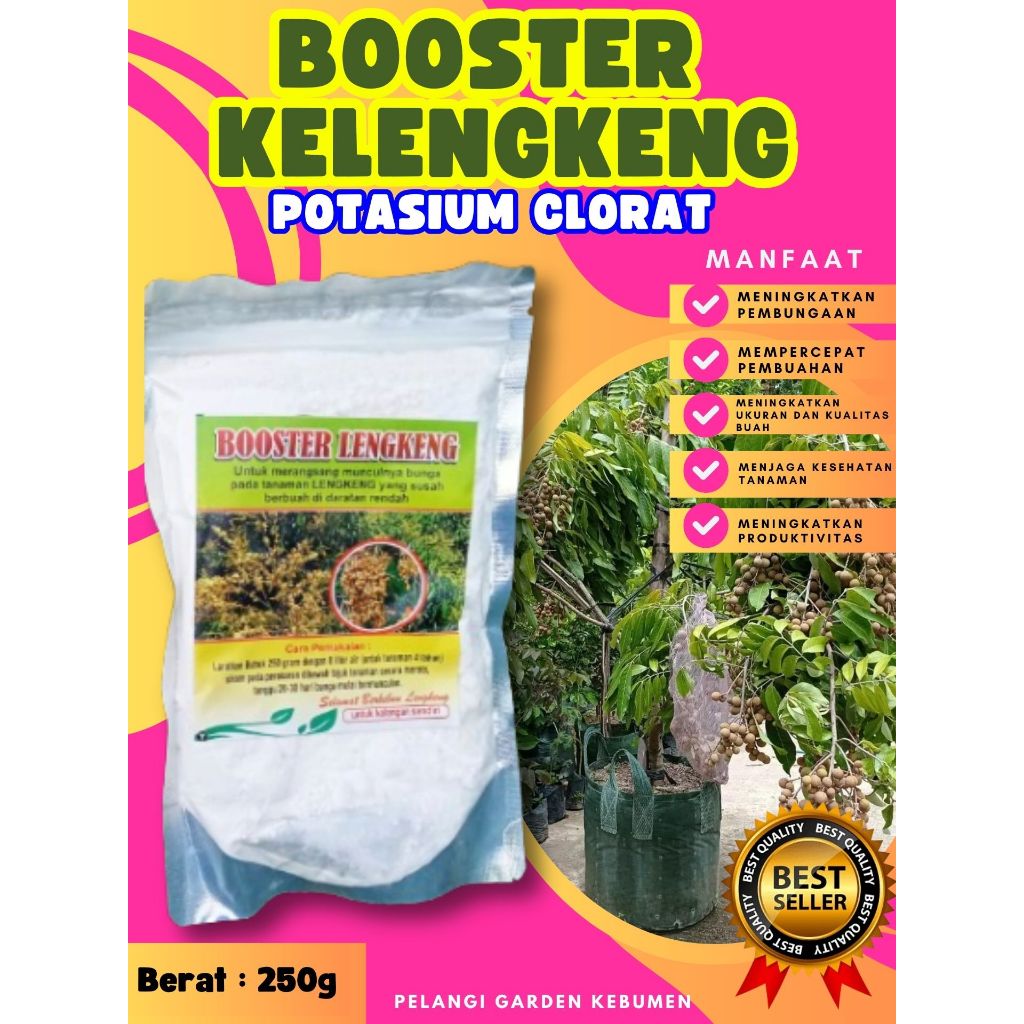 PROMO  Booster Kelengkeng Kcl03 Murni 1Kg, Booster Kelengkeng Kristal, Booster Kelengkeng Kcl03