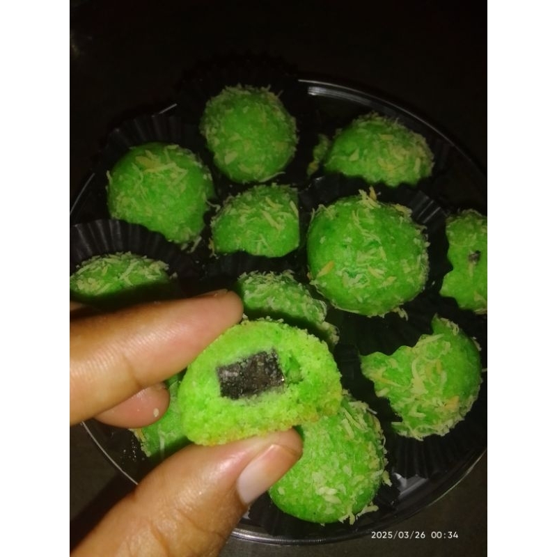 

Klepon cookies/kukis klepon/kue kering/klepon coklat