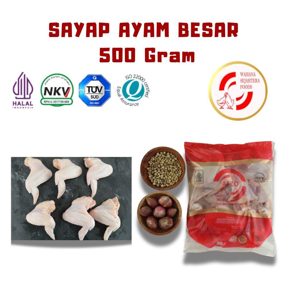

Sayap Besar Ayam Kemasan 500 Gram