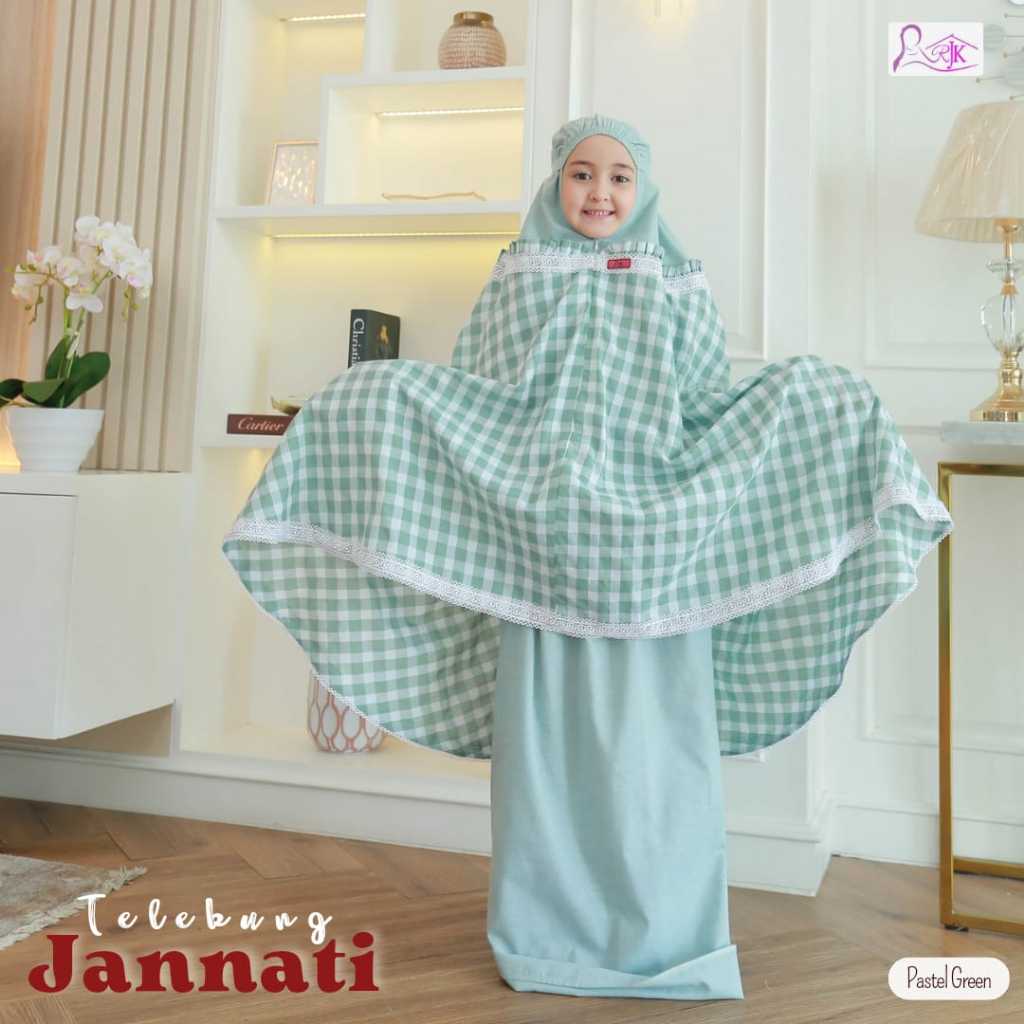 Telekung Jannati Pastel  - Mukena Anak