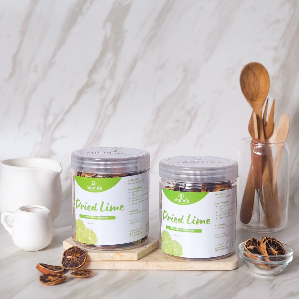 

ALAMEE Dried Lime Slice Tea Jeruk Nipis Kering Teh Herbal Buah Iris Organik 100gr
