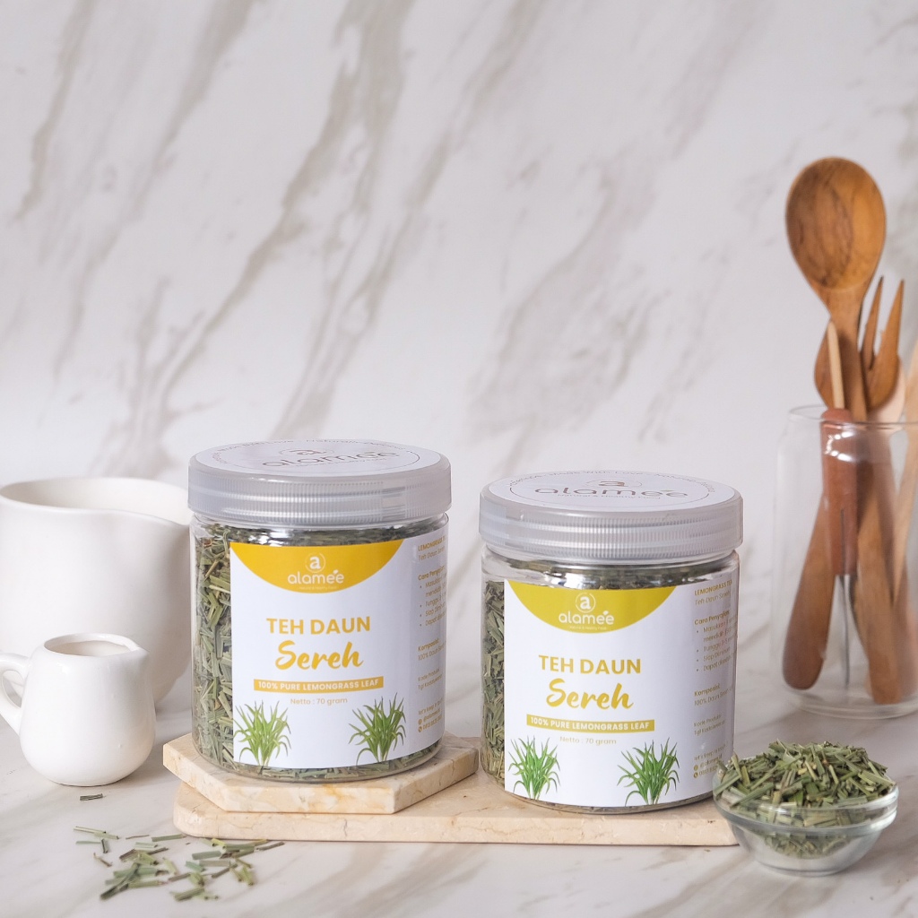 

ALAMEE Lemongrass Leaf Tea Teh Daun Sereh Organik Kering Dried 70gr