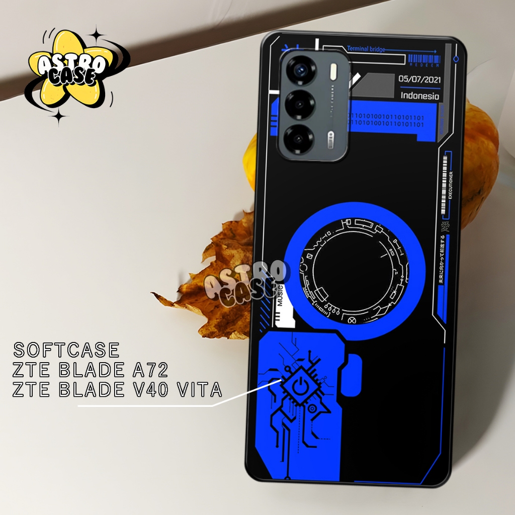 Case V40 Vita - Cassing ZTE Blade V40 Vita / ZTE Blade A72 New Motif Gaming - Softcase Motif Keren Z