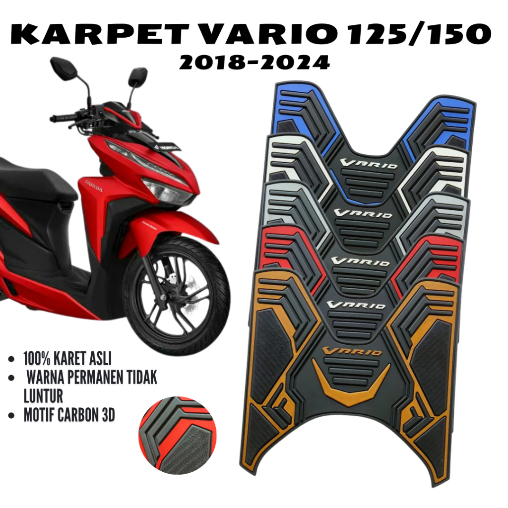 karpet motor honda vario 125cc new(2024) & vario 150cc 2018-2020 PREMIUM