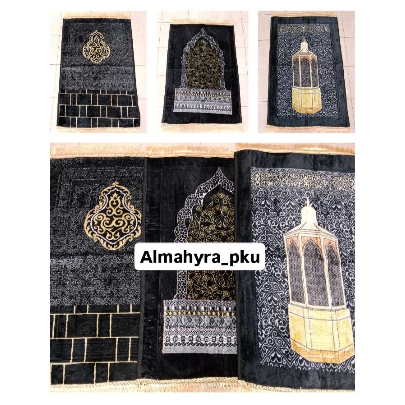 Sajadah Tebal Turki Premium/ Sajadah Kiswah Premium