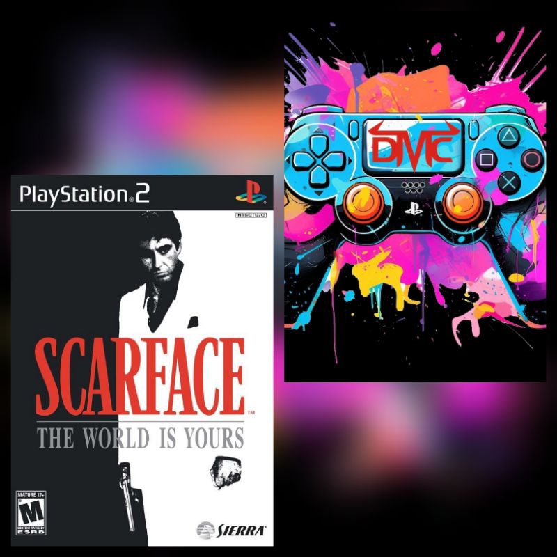 KASET PS2 SCARFACE FAT DAN SLIM