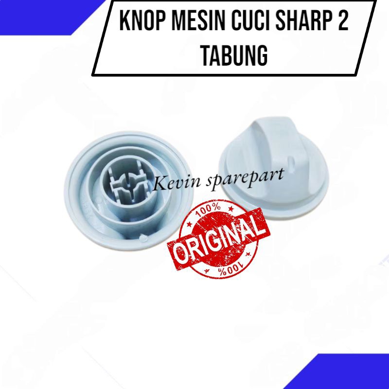 Knop Mesin Cuci Sharp Original / Tombol Putaran Timer Mesin Cuci