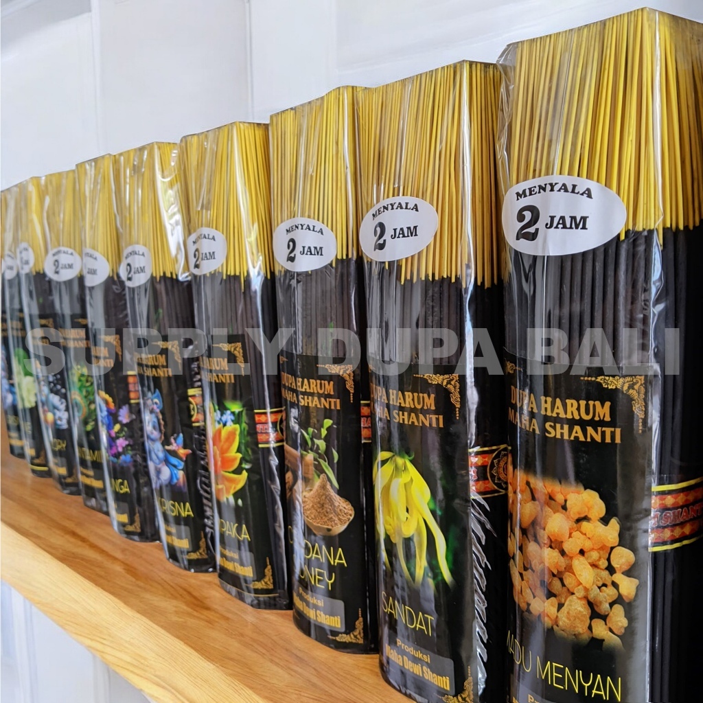 Dupa Premium Aromaterapi Dupa Harum Maha Shanti Incense Stick Menyala 2 Jam